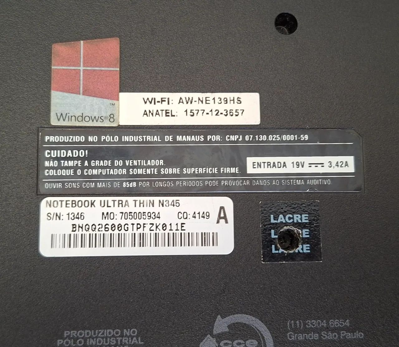 Notebook para retirada de peças.  - Foto 2