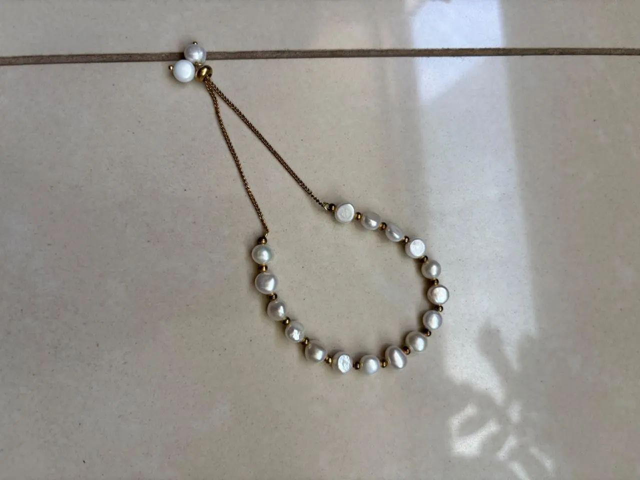 Pulseira dourada Flávia Fróes - Foto 3