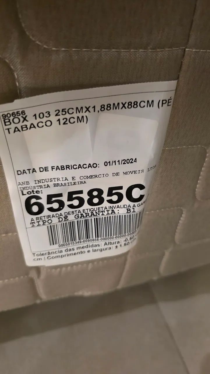 Colchão + Box Solteiro Marca: D'Angelis - Foto 2