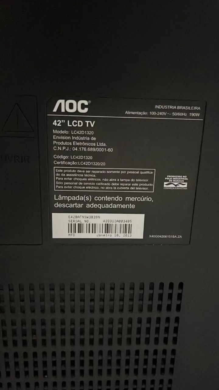 TV AOC 42 POLEGADAS  - Foto 2