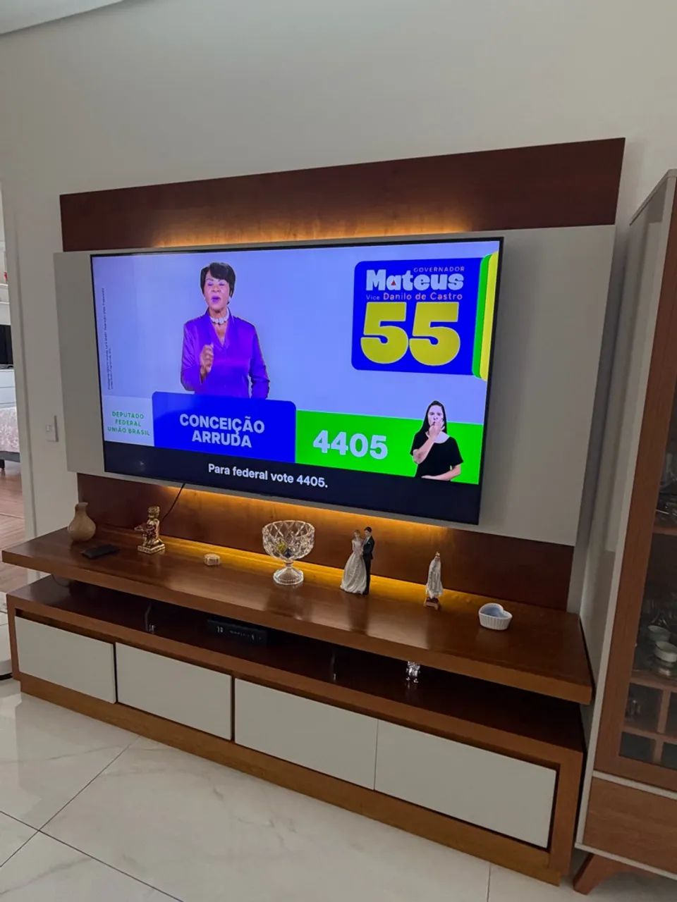 Painel e hack de televisão  - Foto 4