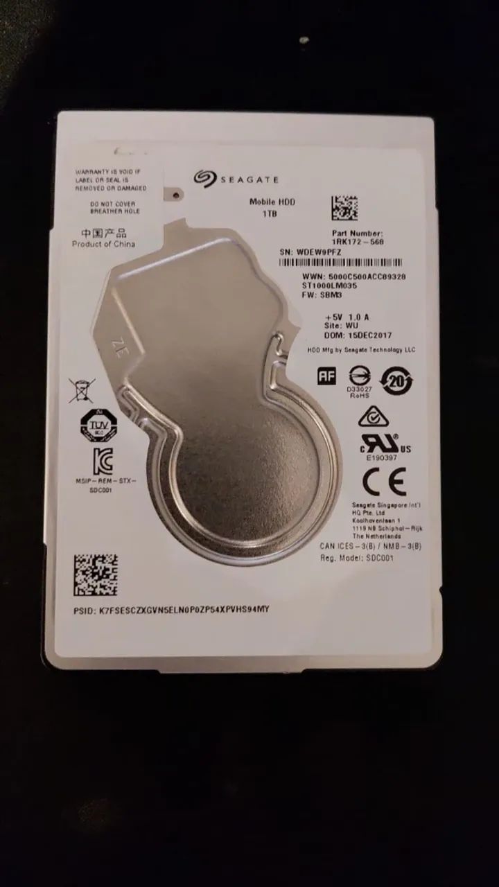 HD Externo Seagate - 1 TB