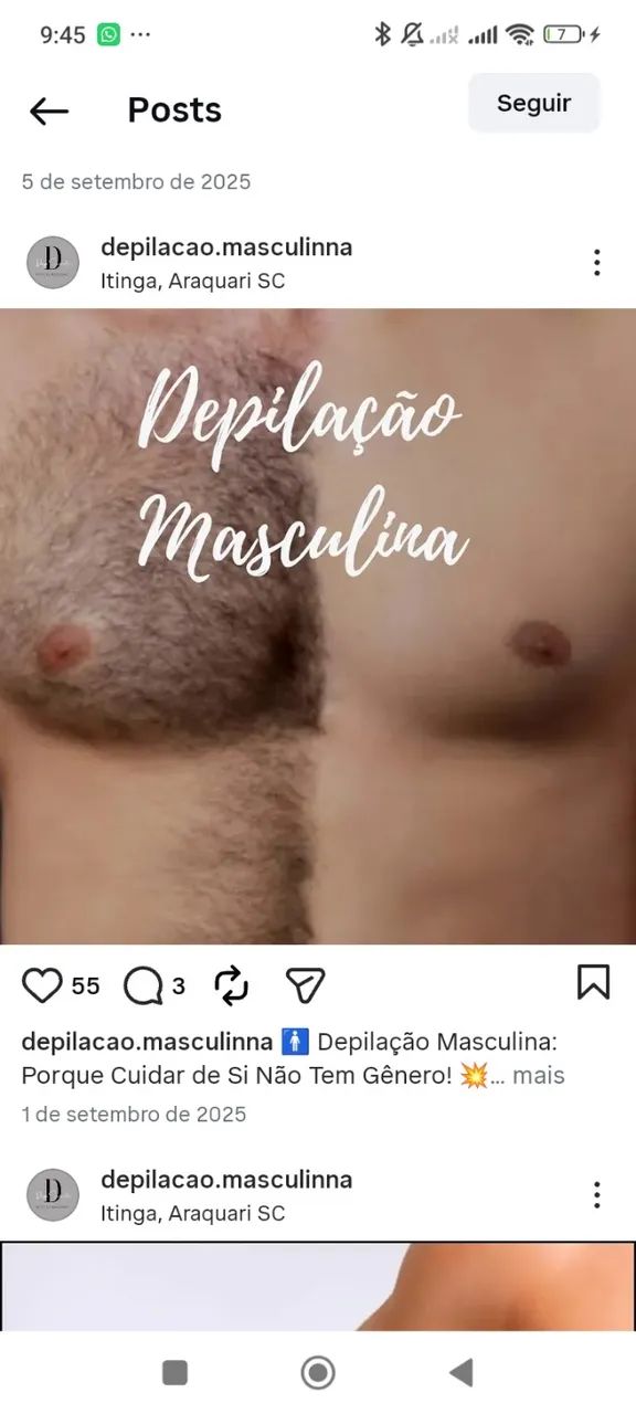 DEPILAÇÃO PROFISSIONAL 