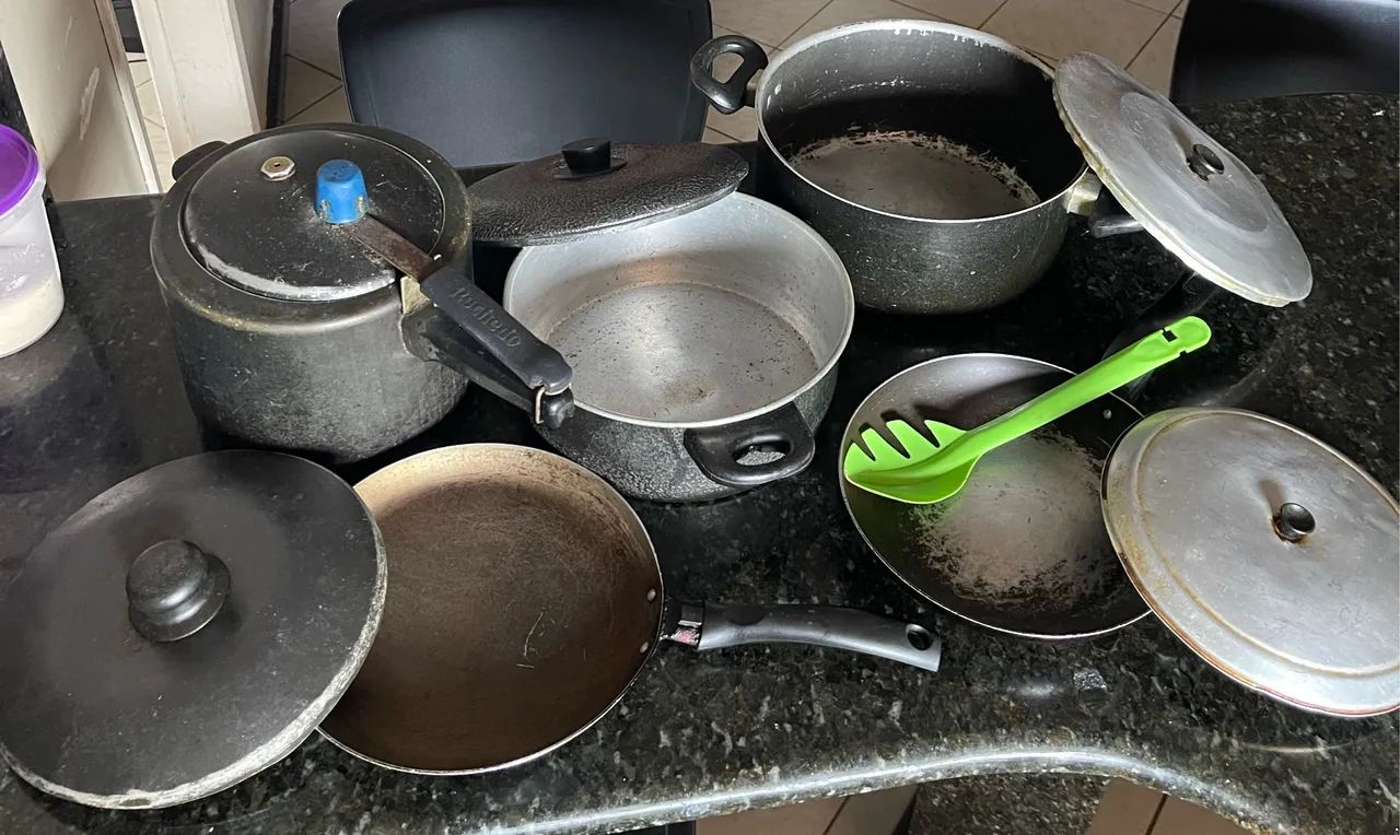 5 panelas com tampas - Foto 3