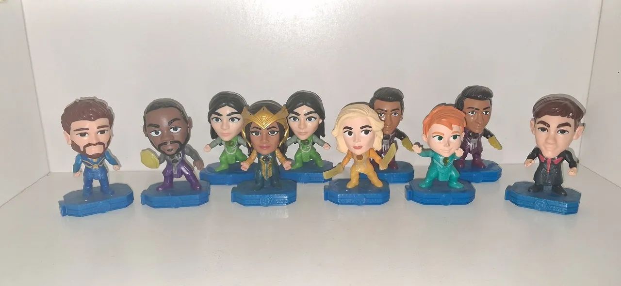 Lote bonecos eternos marvel