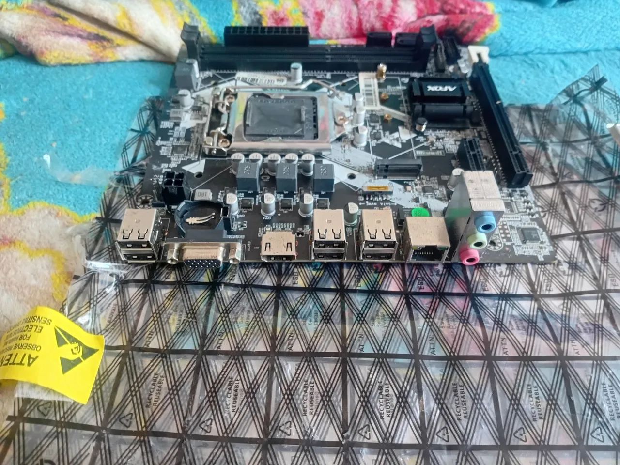 Placa mãe 1155 100% funcionando Estado de nova - Foto 2