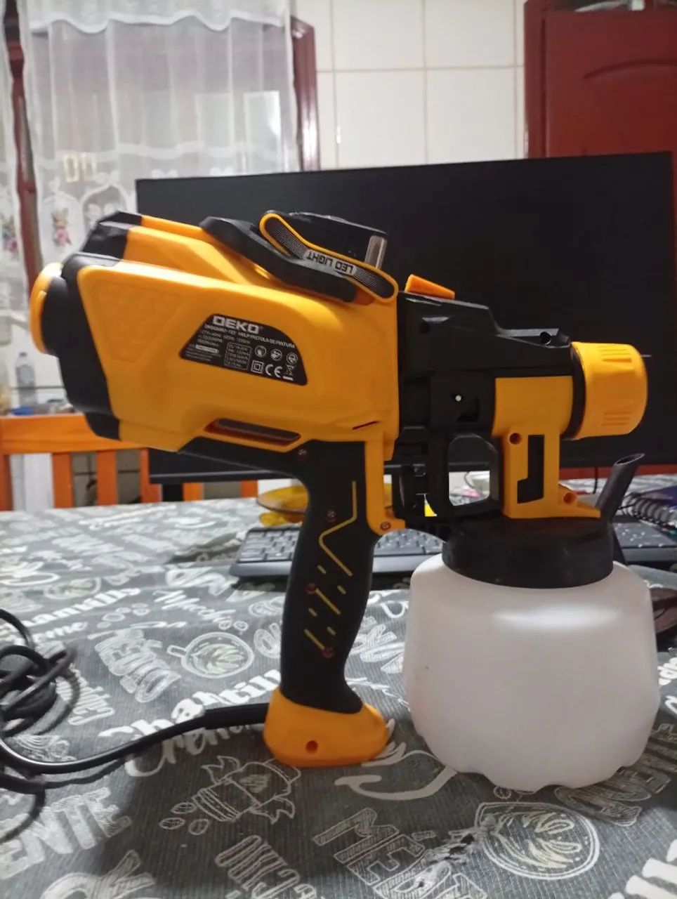 Pistola de pintura pulverizador deko - Foto 4