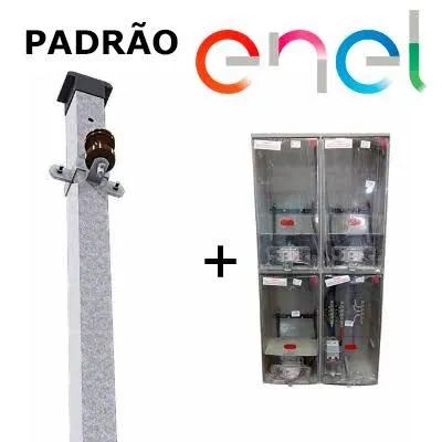 Kit caixa de entrada de luz enel 