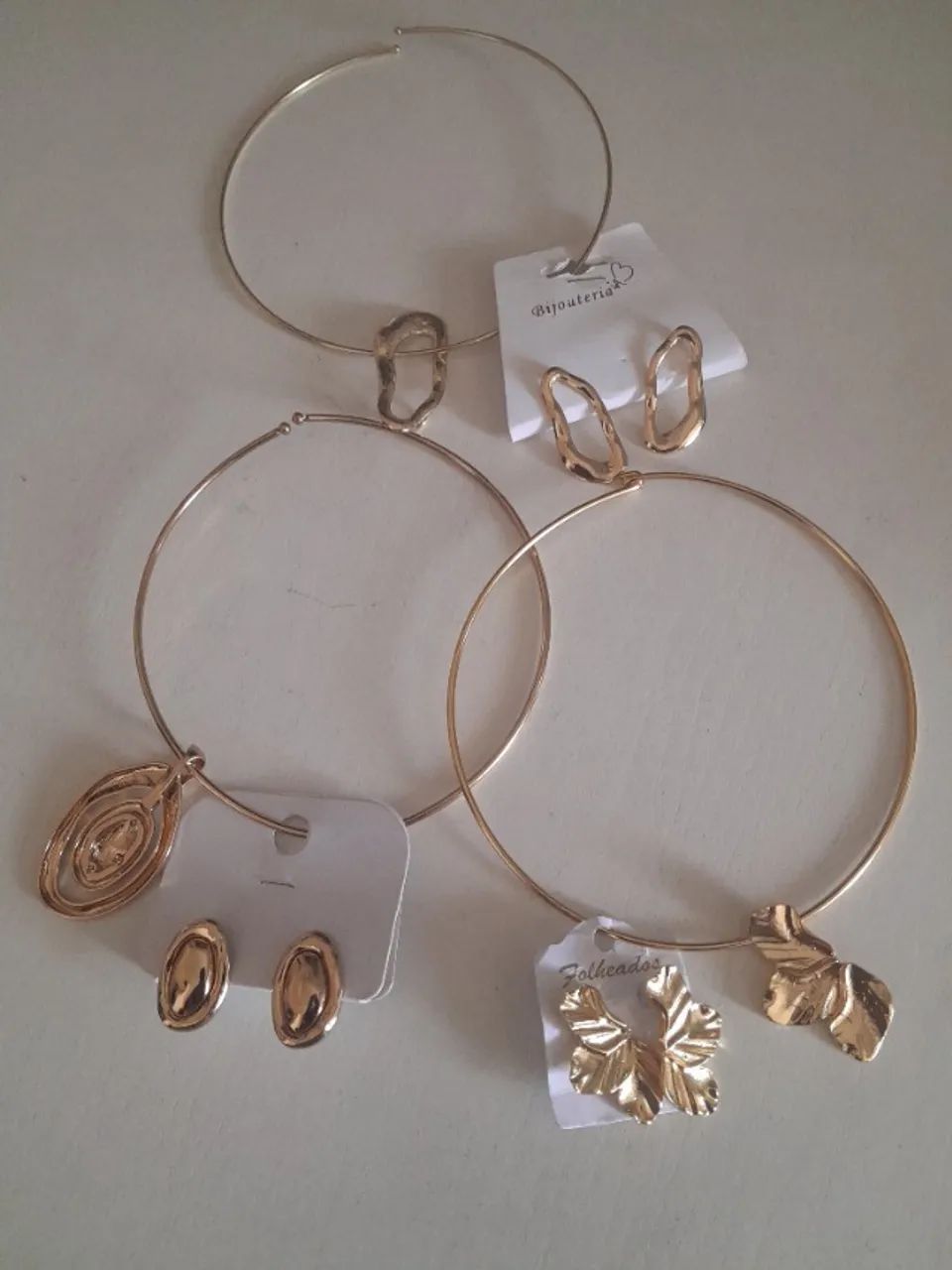 Conjunto de colar com brinco bijoux  - Foto 2