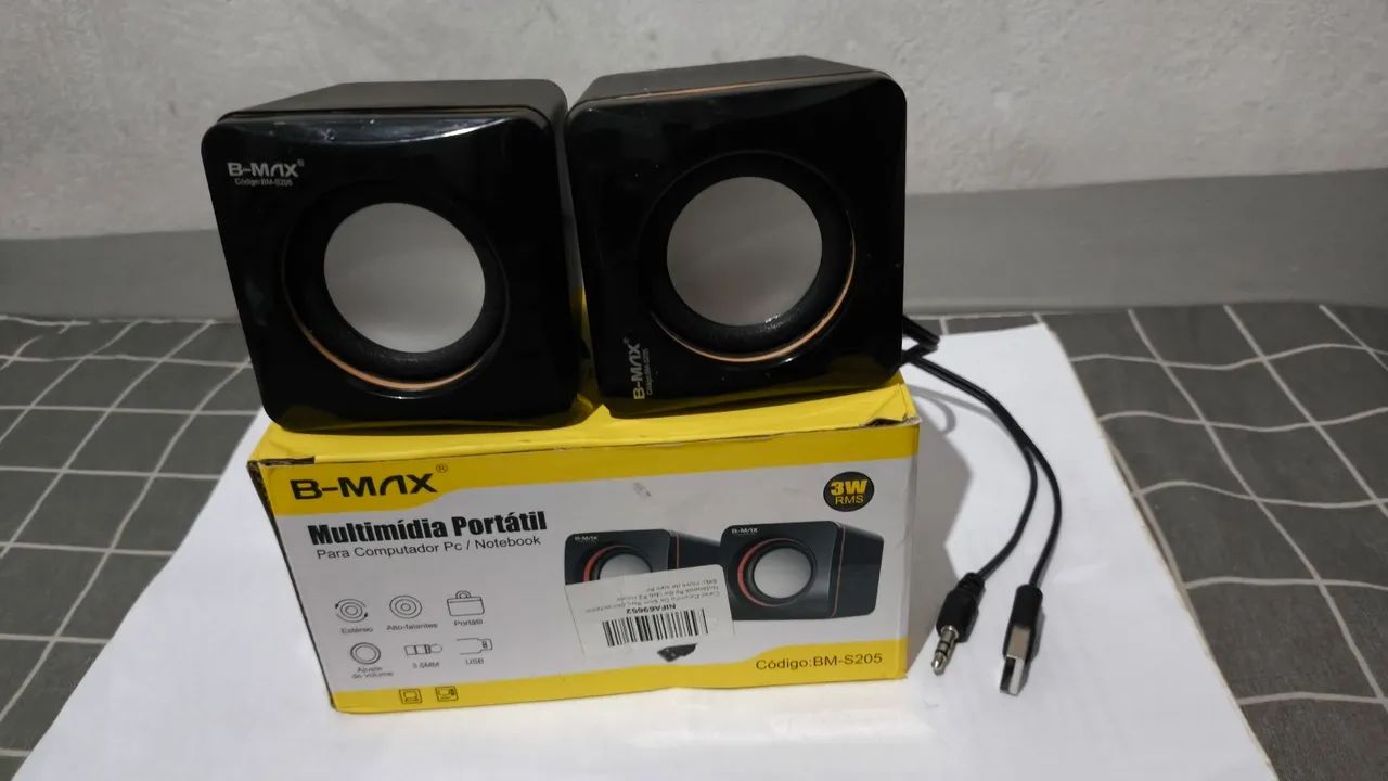 Caixinha de som para computador 