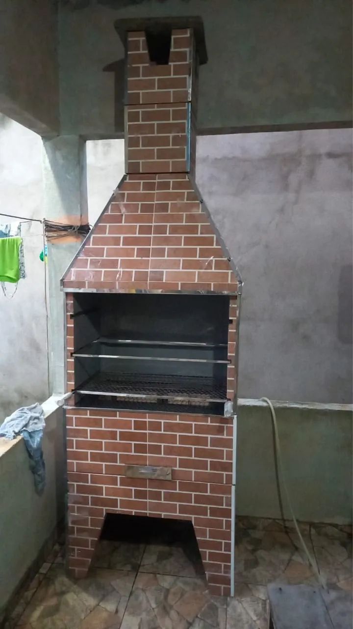Churrasqueira pré moldada G 80x50