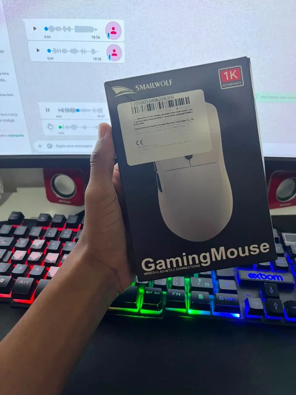Mouse Gamer Sem Fio