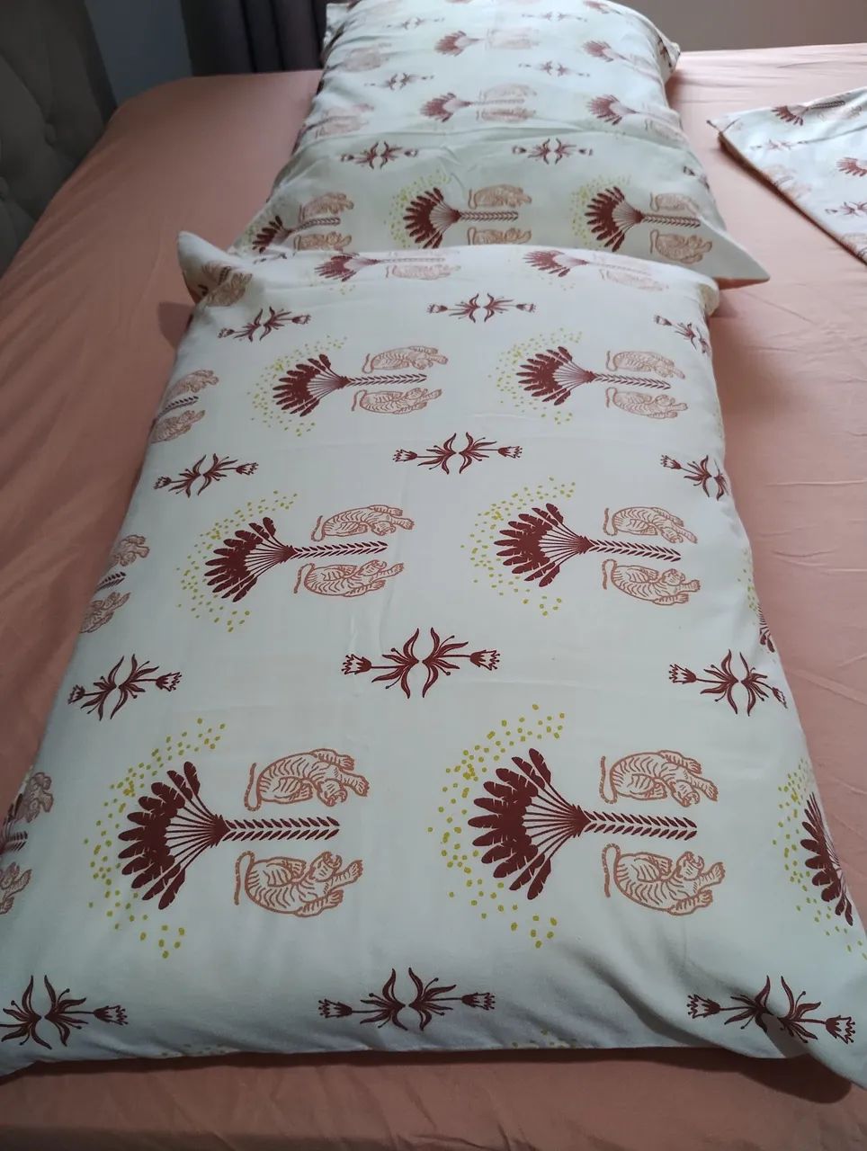 Jogo de lençol de cama casal 4 peças  - Foto 3