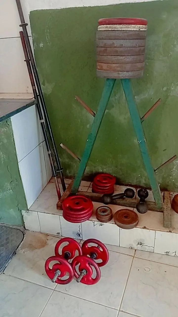 Kit musculação 