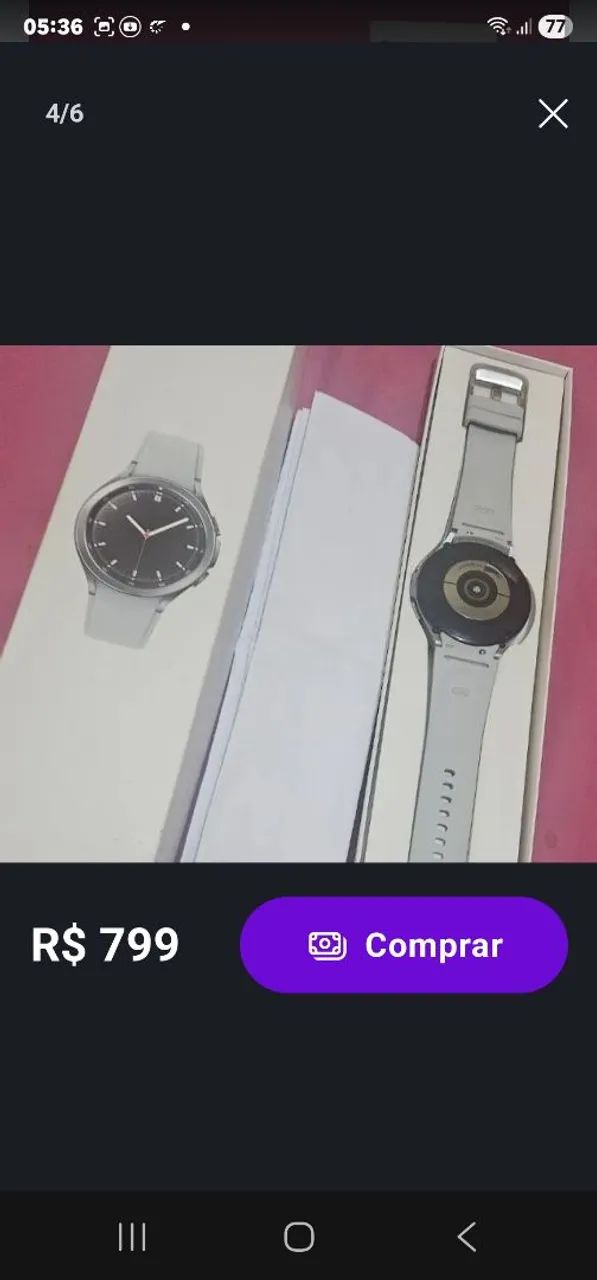 Relógio galaxy watch 4 - Foto 4