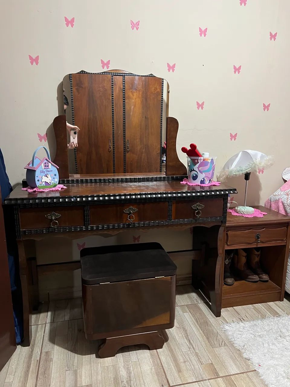 Móveis antigos jogo de quarto - Foto 4
