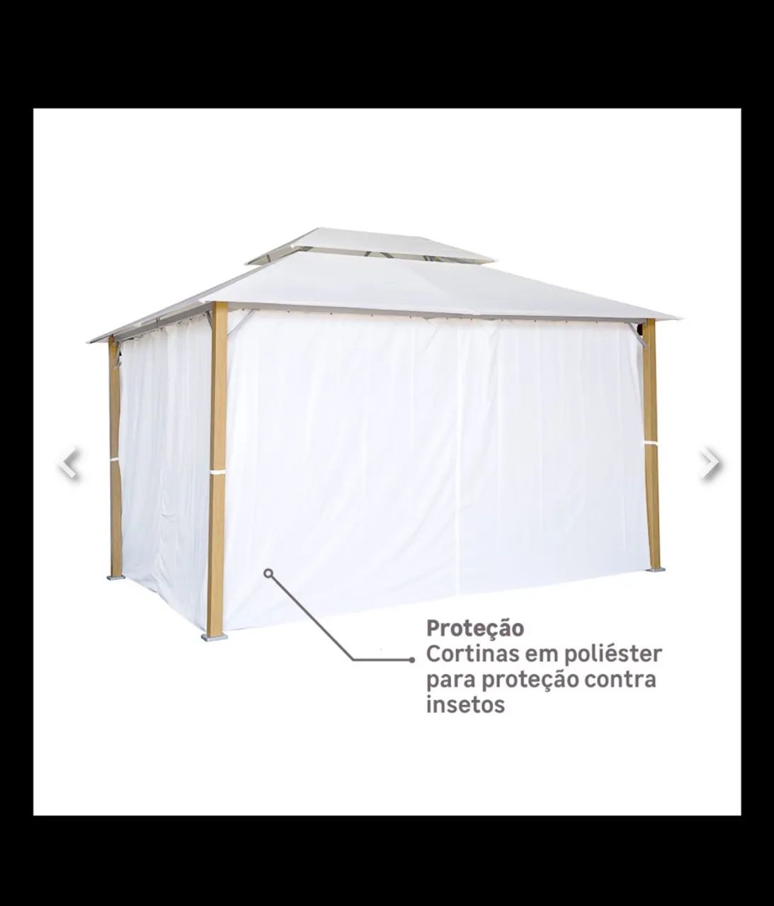Vendo mesa 6 cadeiras + Ombrelone  - Foto 4