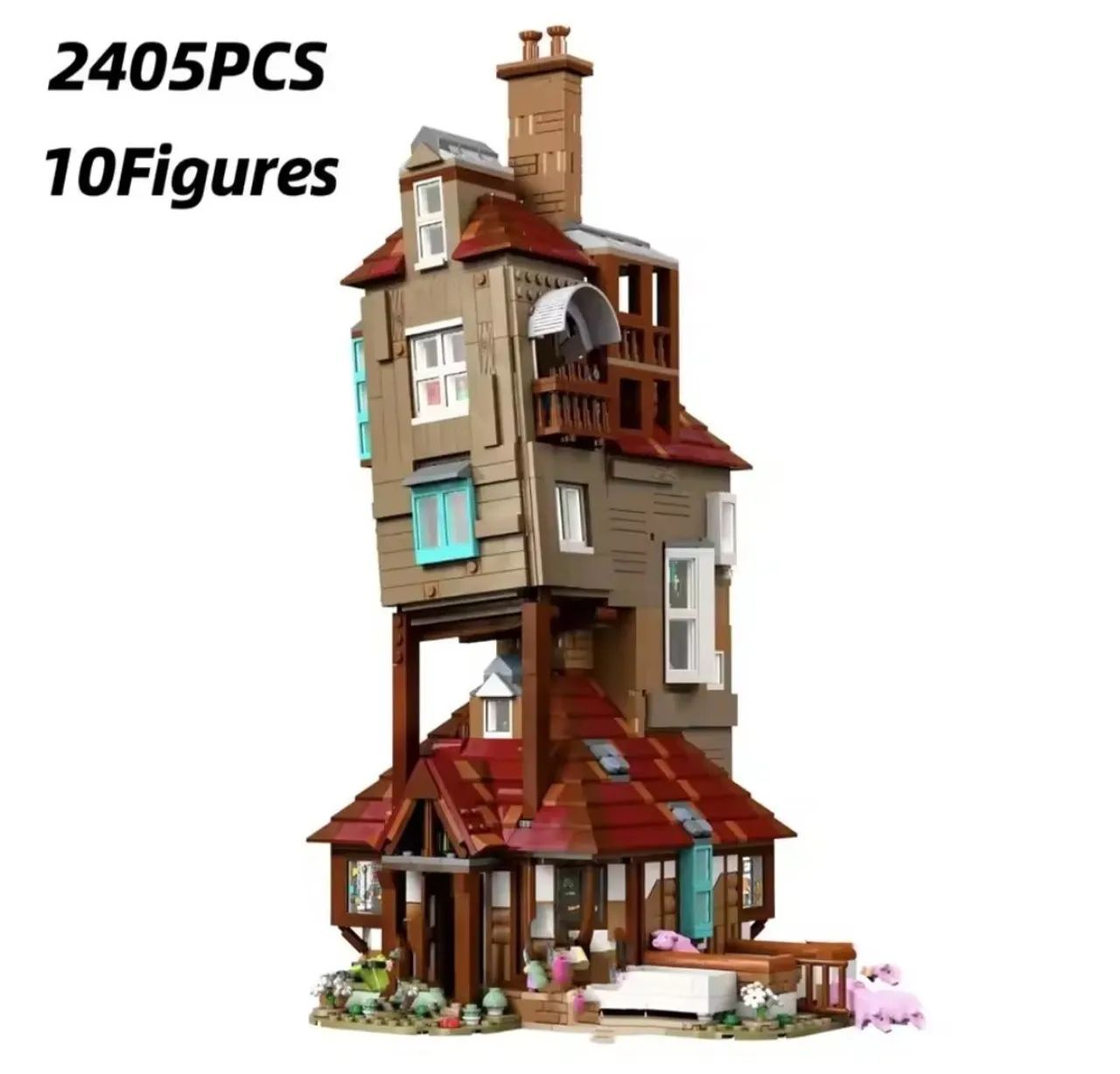 Toca Weasley Harry Potter 2405 peças (Modelo 76437 ) MARCA MEGA - TIPO LEGO 