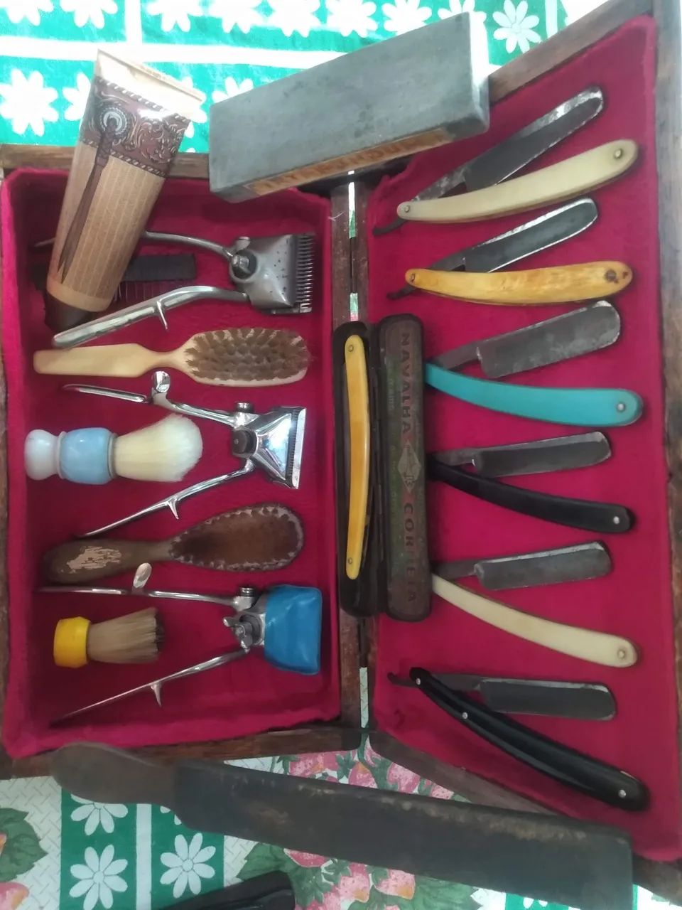 Jogo de barbeiro vintage 
