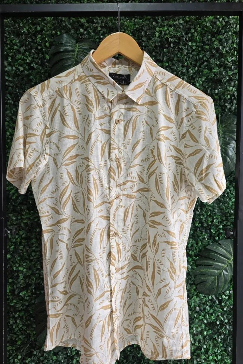 Camisa Linho Estampada - Foto 4