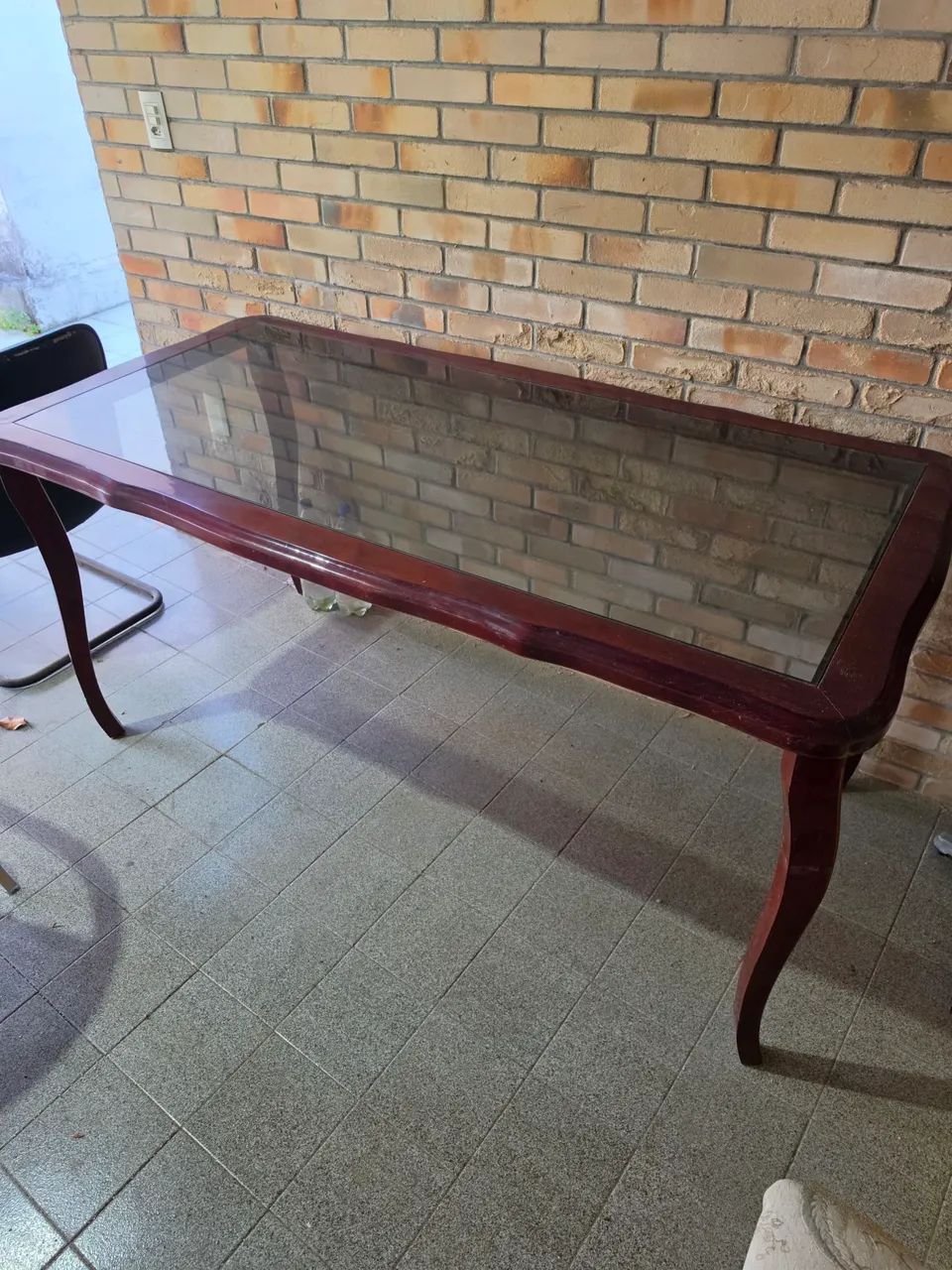 Mesa em madeira de mogno puro - Foto 2