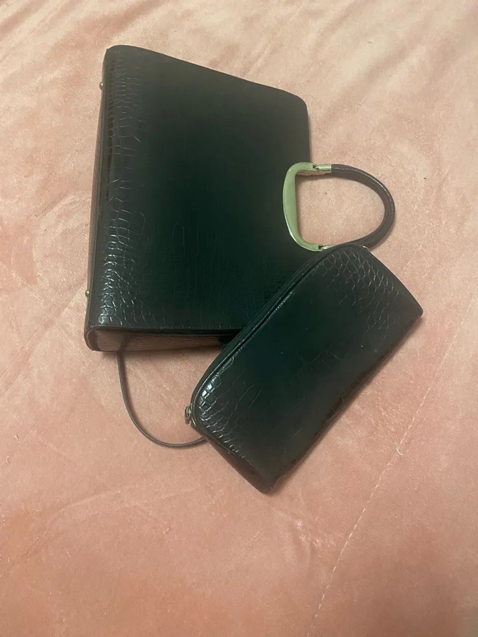 Conjunto de bolsas preta  - Foto 2