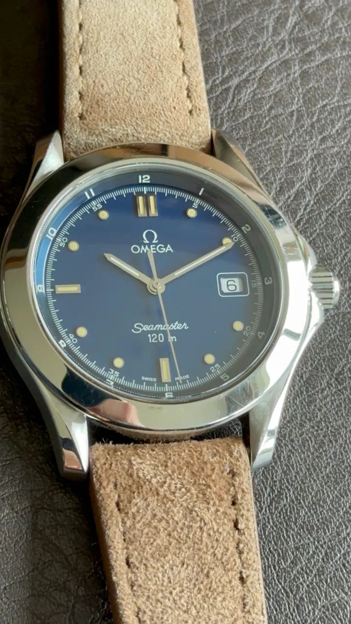 Relógio Omega Seamaster 120m Azul - Foto 4