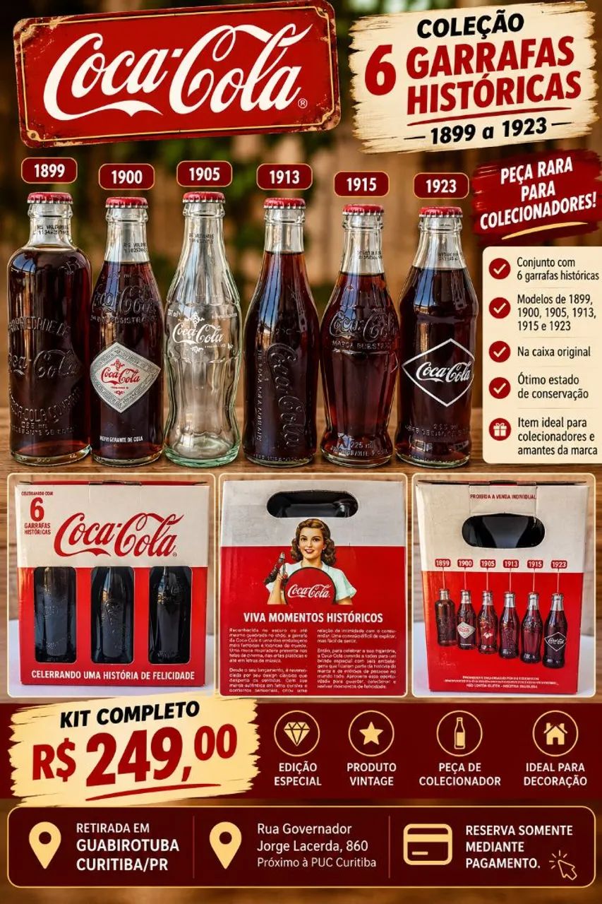 Coca-cola vintage - Hobbies e coleções - Guabirotuba, Curitiba