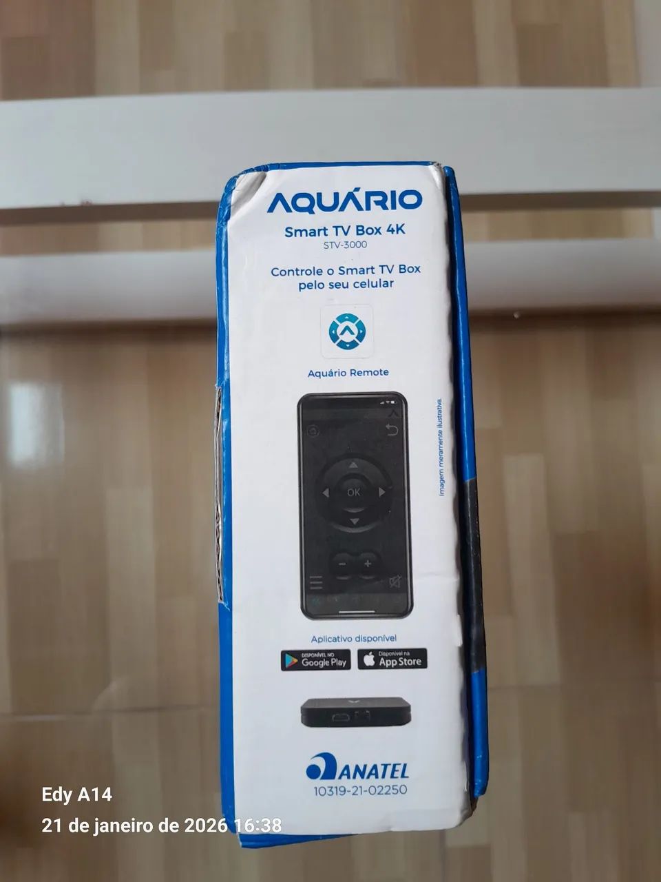 Tv box 4k aquário na caixa  - Foto 6