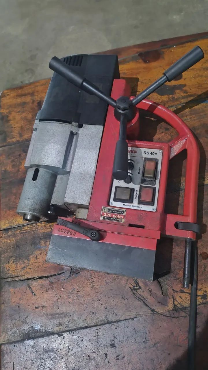 Furadeira de base magnética grande velocidade controlada eletronicamente máquina excelente - Foto 2