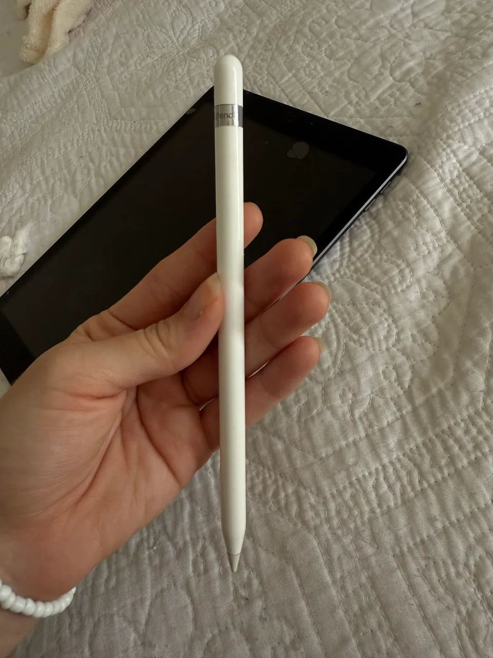 iPad 8, 128gb + Apple Pencil 1ª geração (vem com a caixa