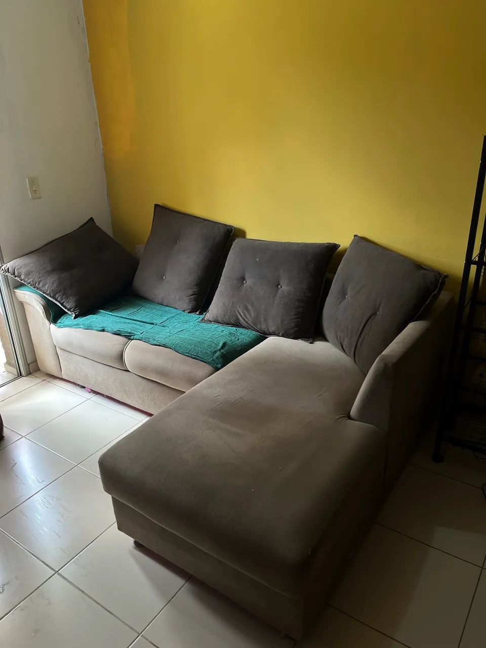 Vendo sofá bege usado - Foto 5