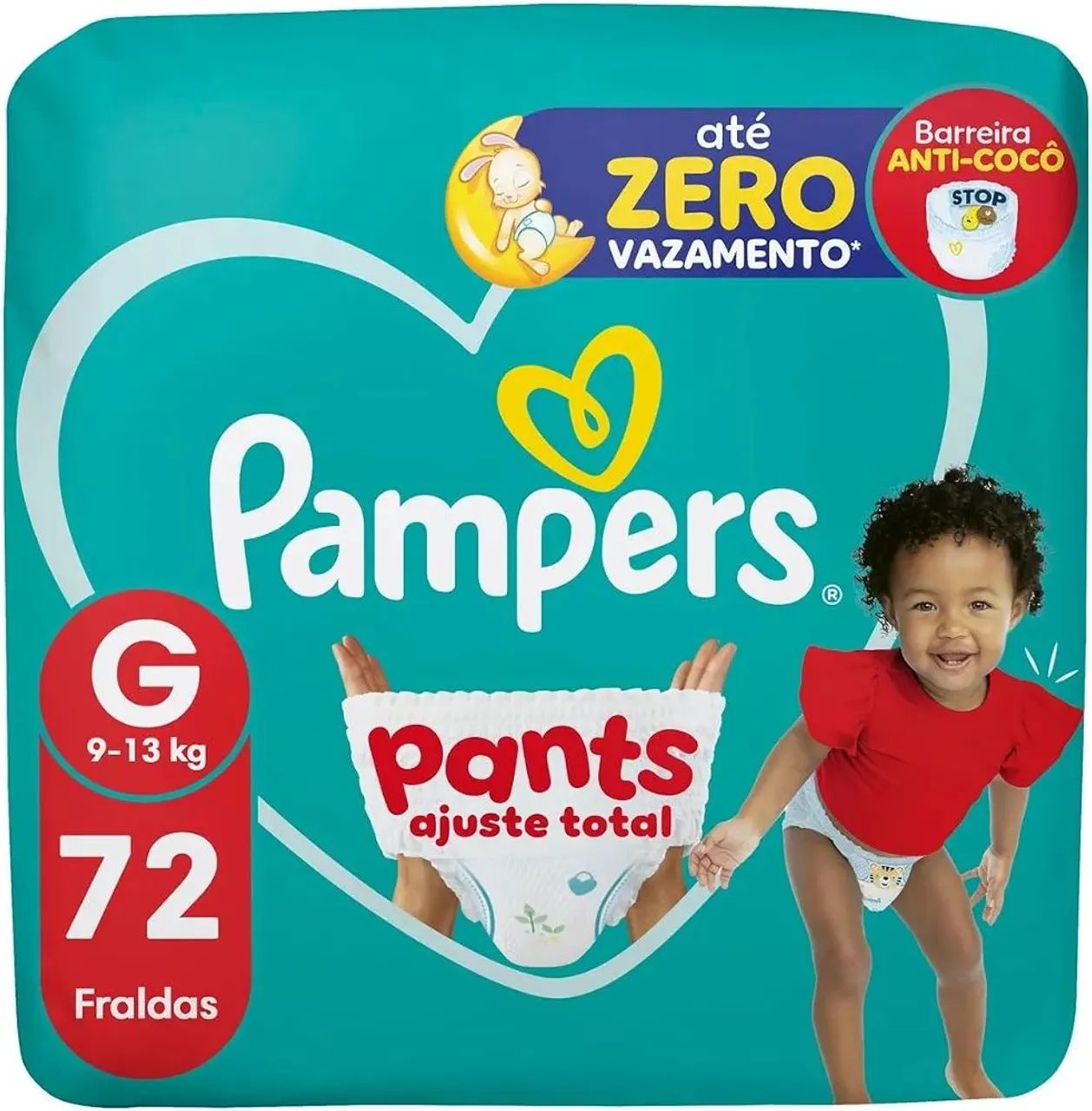 Pacote de fraldas Pampers G