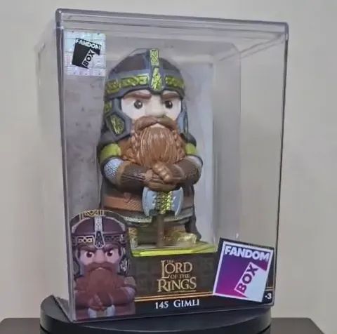 Fandom Box Gimli Senhor dos Aneis - Novo e Original