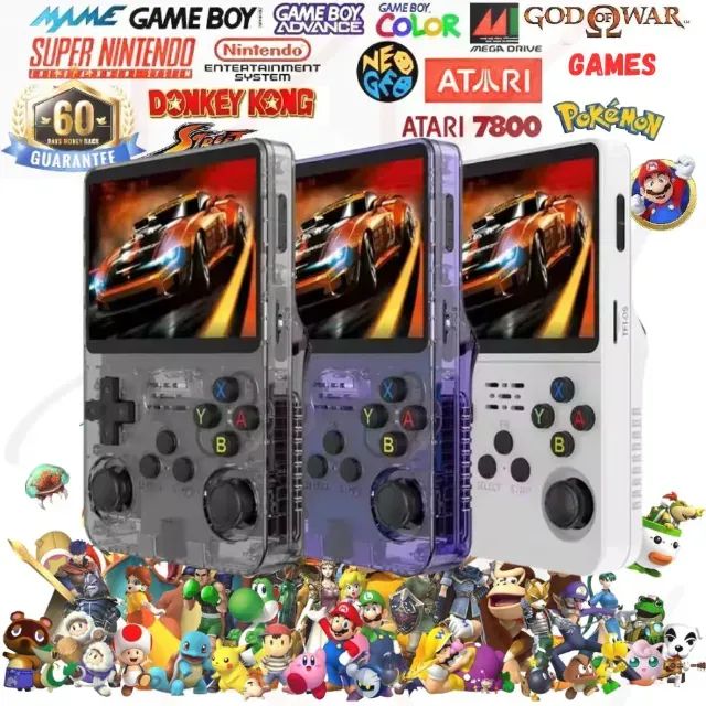 Console Game Portátil R36S + de 15.000 Jogos /Game com 64GB /Linux /Tela IPS3.5 Polegadas - Foto 5