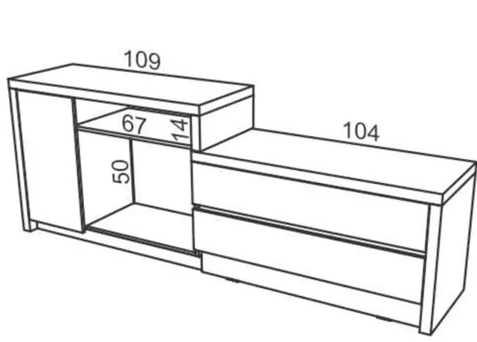 Rack para TV Extensível Dalla Costa - Foto 3