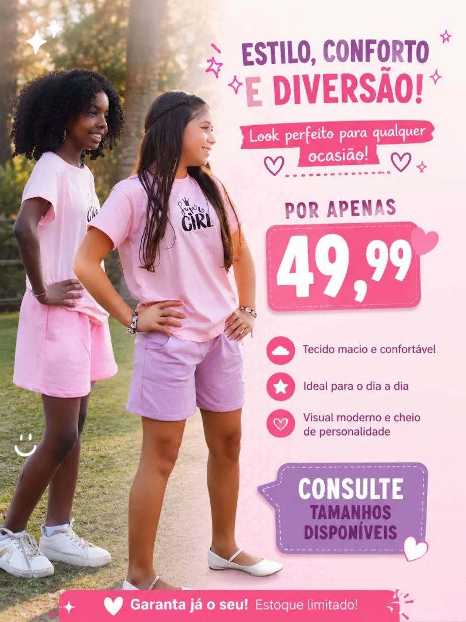 Conjunto Camiseta+ Shorts  - Foto 3