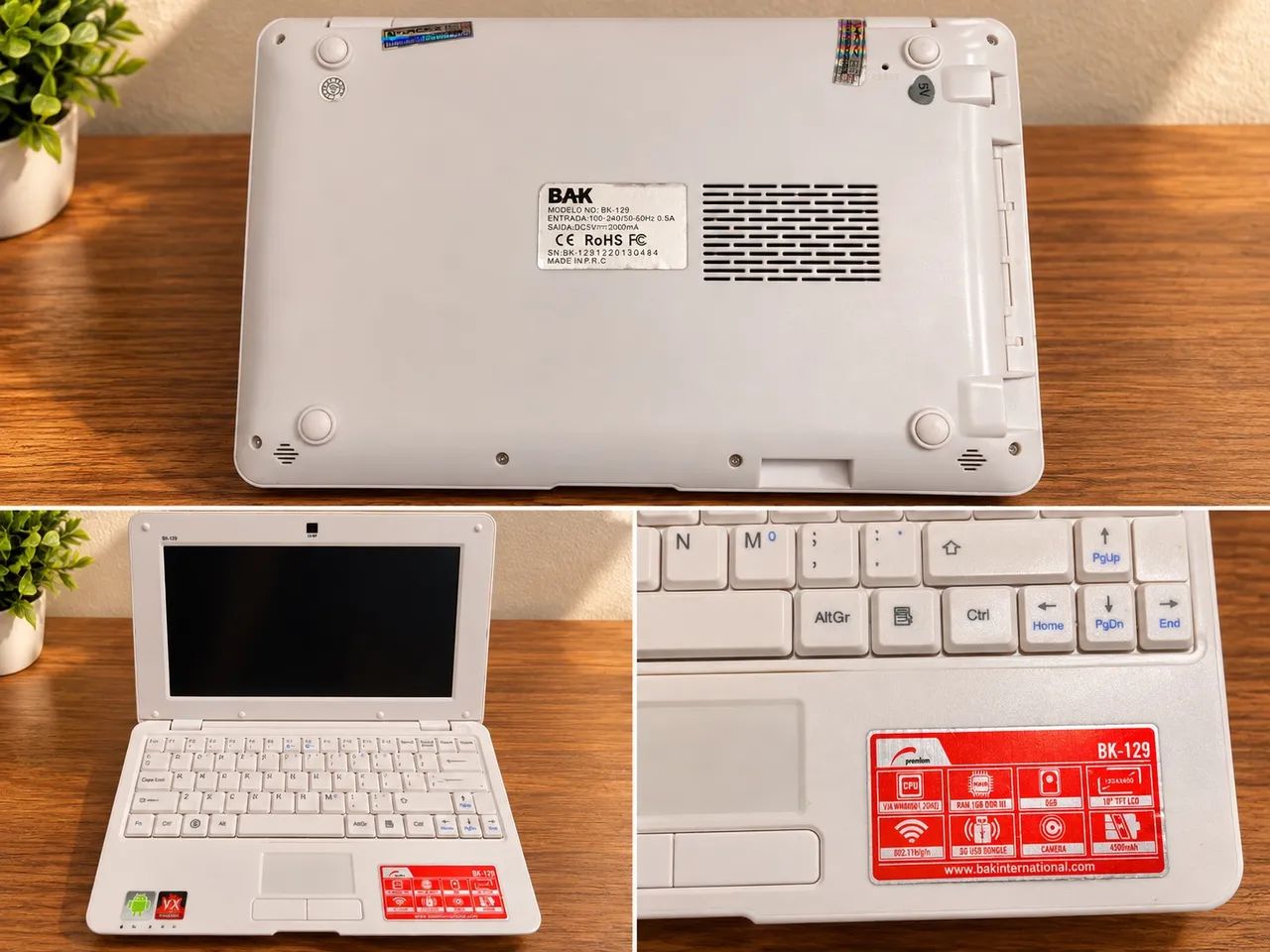 Notebook BAK Premium BK-129 Branco - Estilizado - Foto 3
