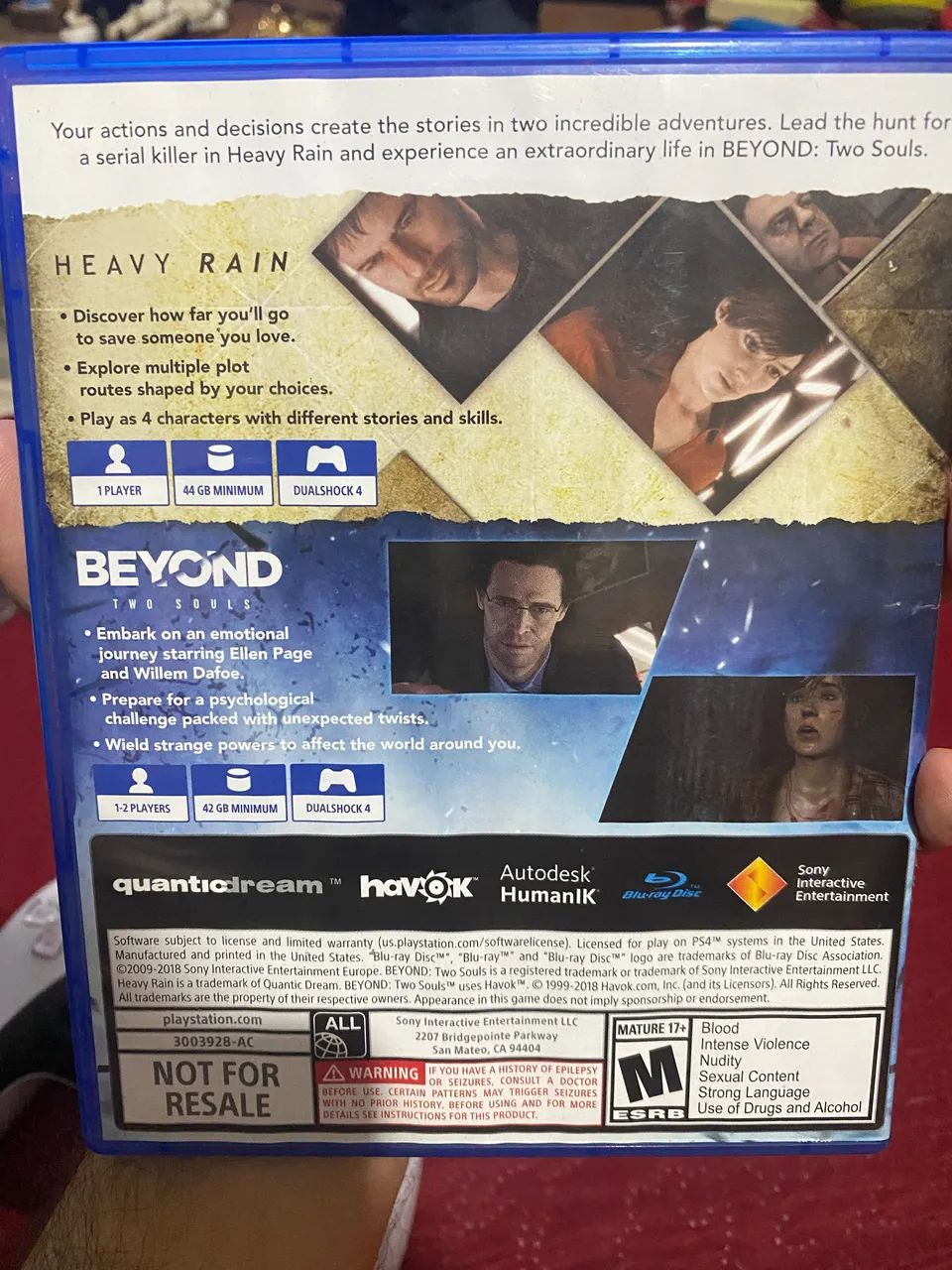 Heavy Rain & Beyond Two Souls Collection - PS4 - Foto 2