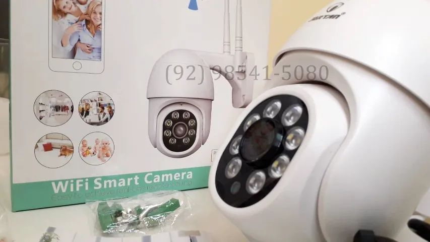 (Nova) Camera de Segurançã Wi FI, Ip Dome App Yoosee 