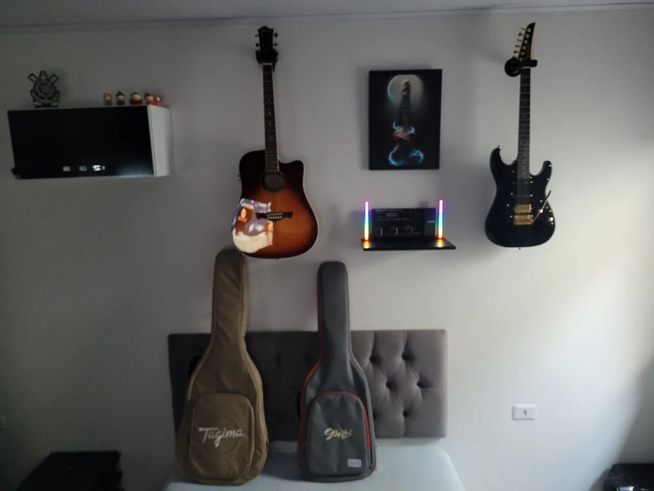 GUITARRA SEIZI KATANA MUSASHI + PEDALEIRA BOSS GT1 (ESTADO DE NOVO) - Foto 6