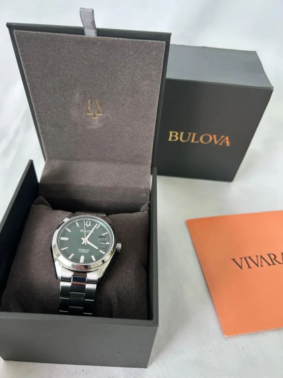Relógio Bulova Surveyor Automático Verde (96B429) - Foto 3