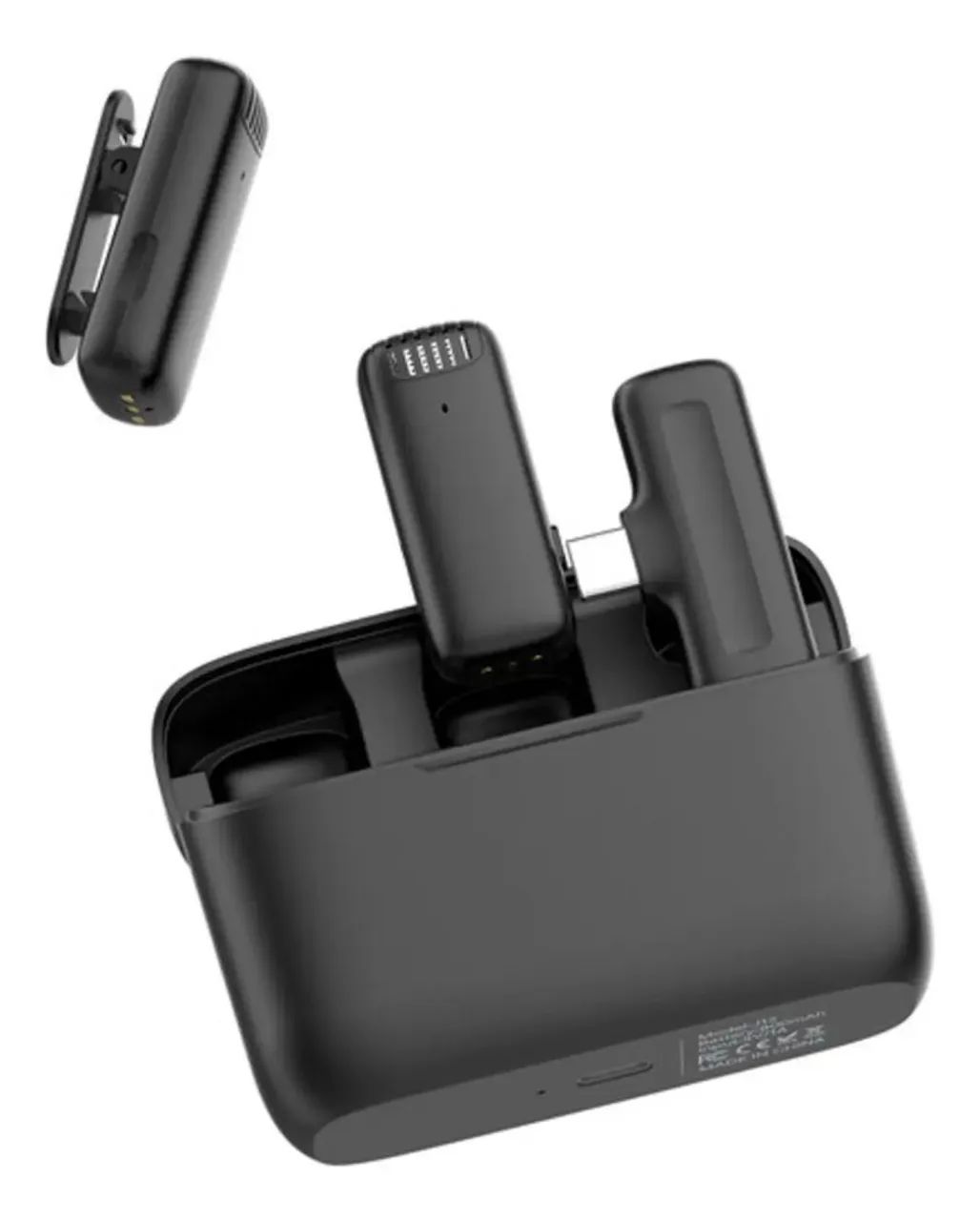 Microfone Ulanzi Sem Fio J12 Conector Usb Tipo C - 2 Mics<br> - Foto 3