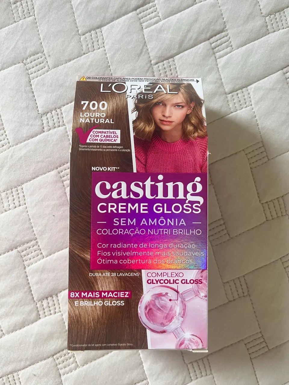 Tinta de cabelo Loreal Paris Louro Natural 