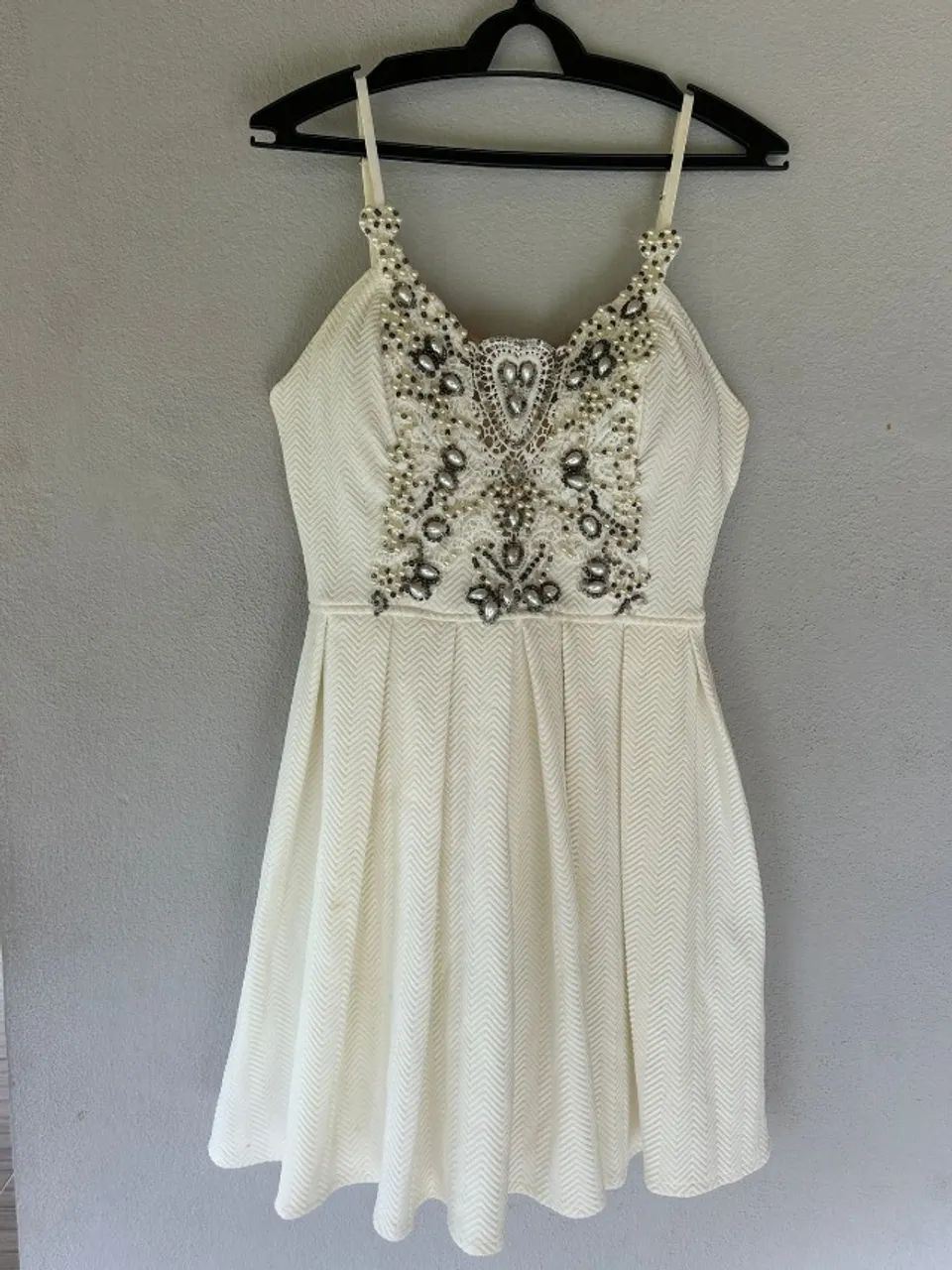 Vestido curto de vesta