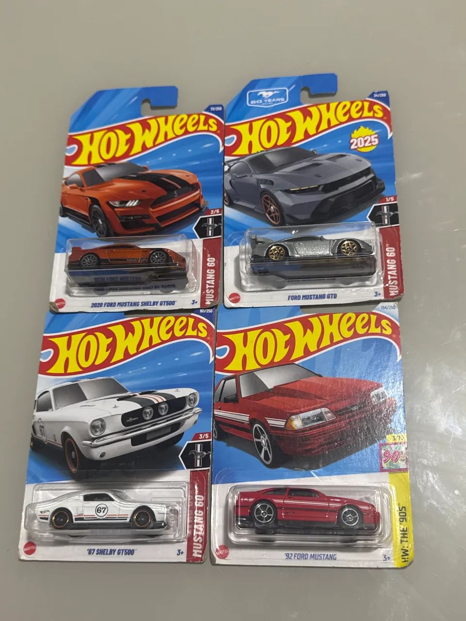 Coleção Hot wheels Mustang 