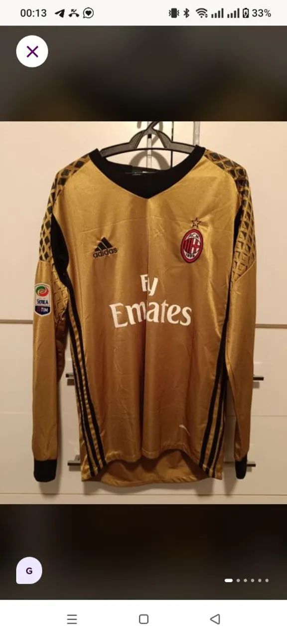 Camisa donarrumma Milan 