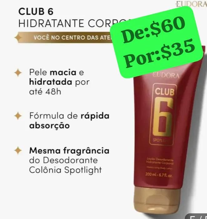 Hidratante Club 6