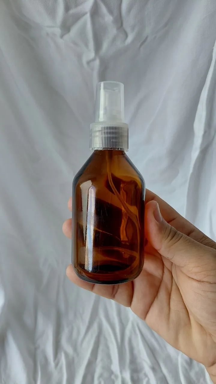 Frascos de Vidro Conta-Gotas Âmbar 120ml com Válvula Spray - Foto 2