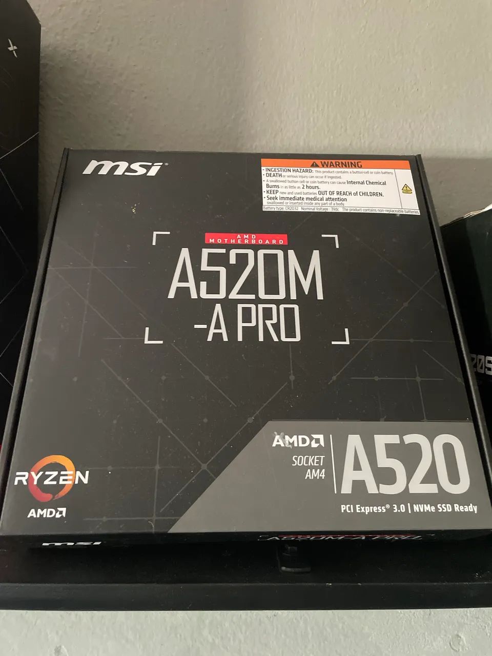 Vende se ryzen 5500 + placa mãe a520m a pró msi